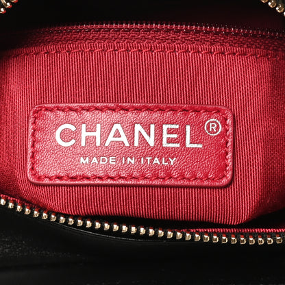 Chanel Aged Calfskin Quilted Small Gabrielle Hobo Black 6 of 11