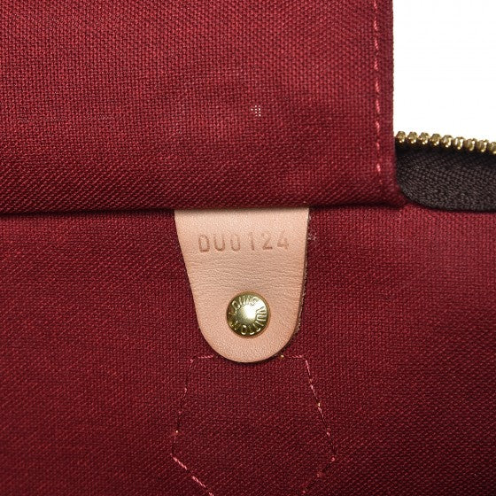 Monogram My LV Heritage Speedy Bandouliere 35 Bordeaux Black