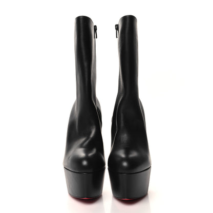 Christian Louboutin Calfskin Dolly Alta Booty 160 Ankle Boots 41 Black 2 of 8