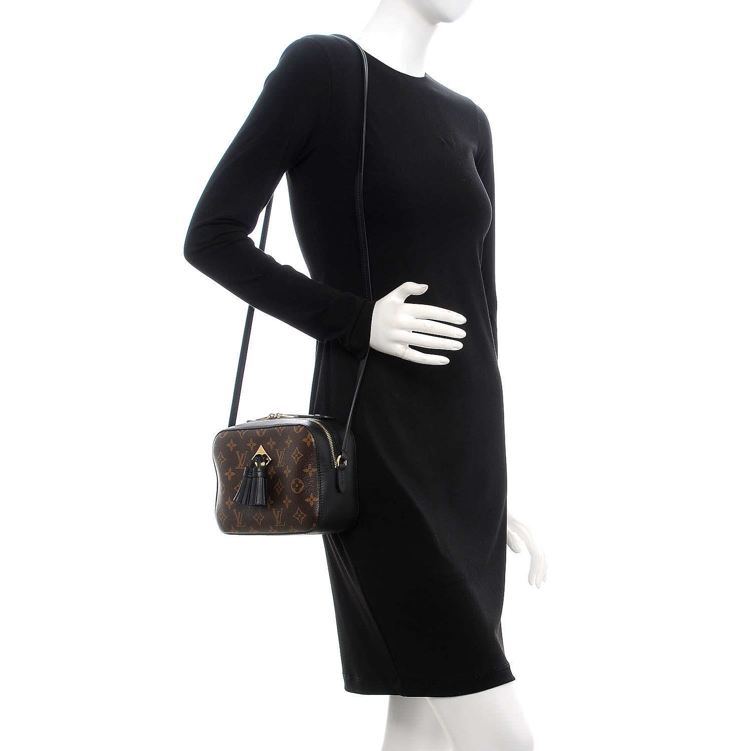 Louis Vuitton Monogram Saintonge Black 2 of 9