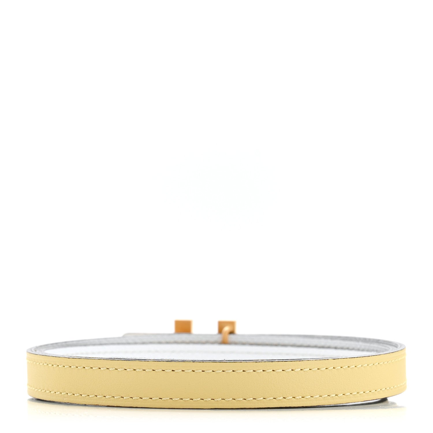Hermes Swift Epsom 13mm H Kelly Belt 80 Jaune Poussin White 4 of 8
