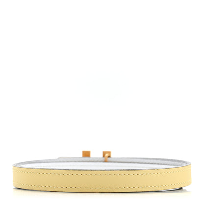 Hermes Swift Epsom 13mm H Kelly Belt 80 Jaune Poussin White 4 of 8