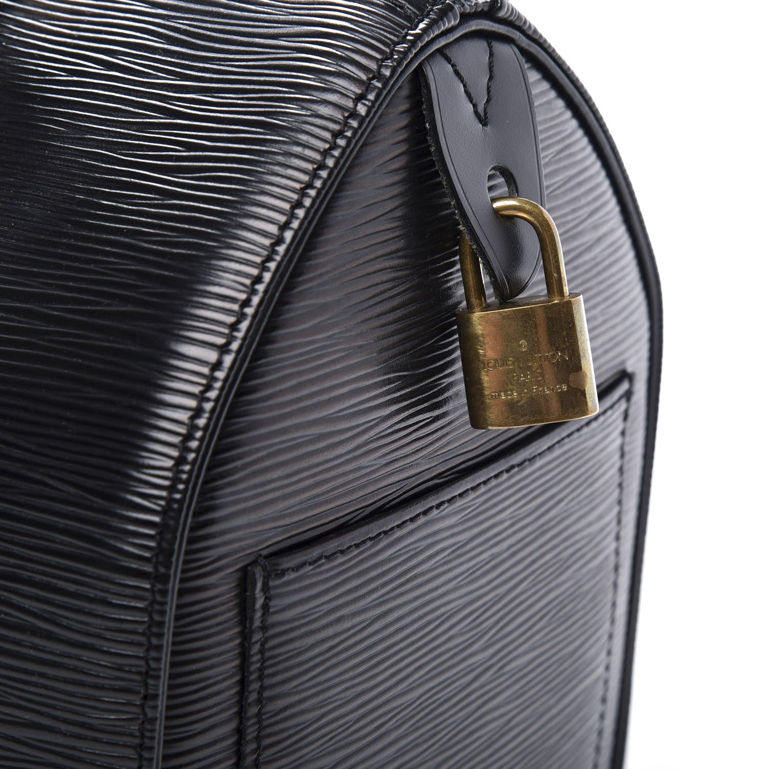 Louis Vuitton Epi Speedy 25 Black 9 of 11