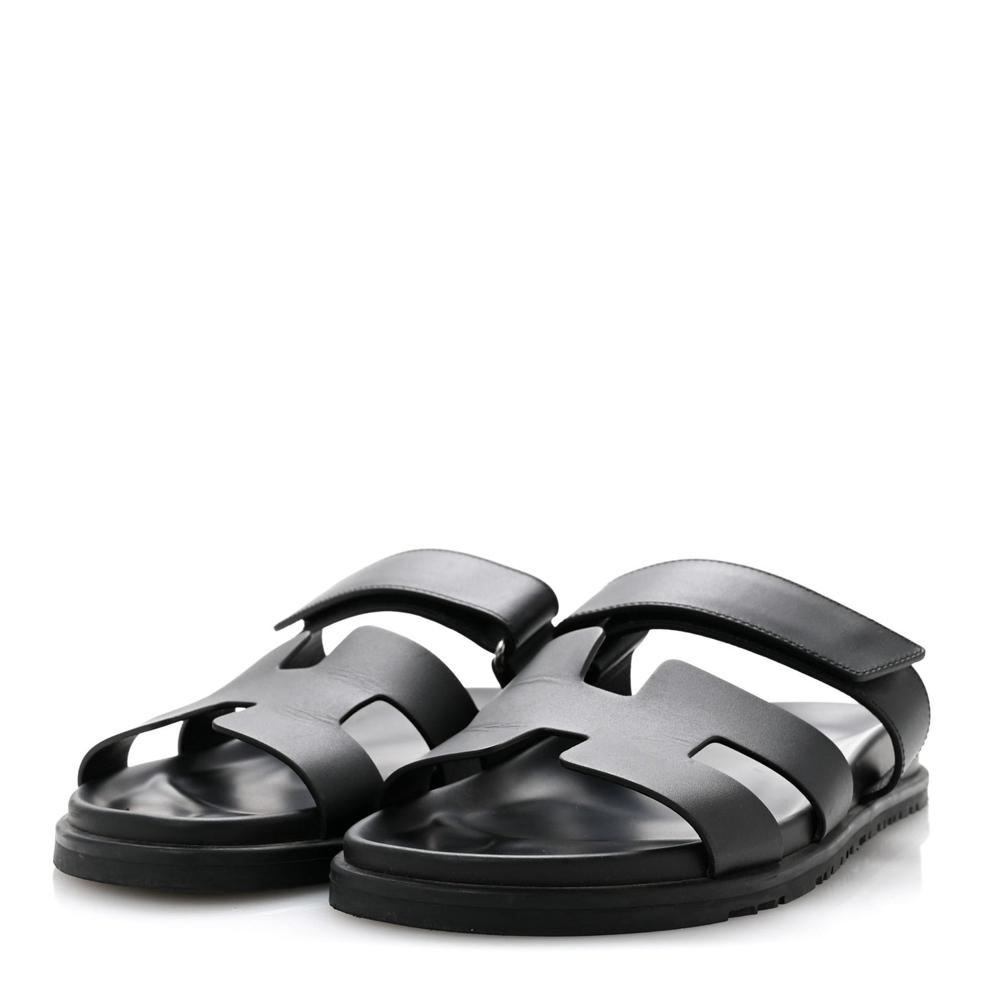 Calfskin Womens Chypre Sandals 41 Black