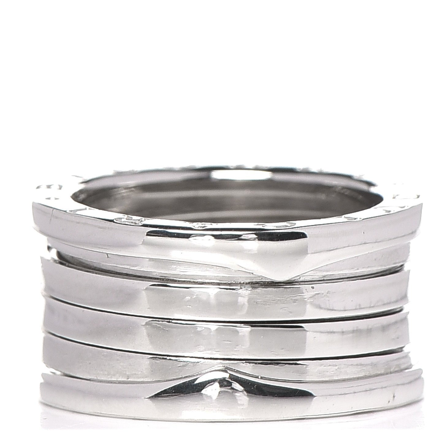 18K White Gold B.Zero1 4 Band Ring 56 7.75
