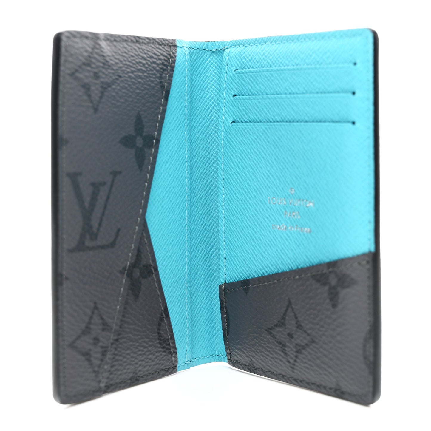Monogram Macassar Pocket Organizer NM Turquoise