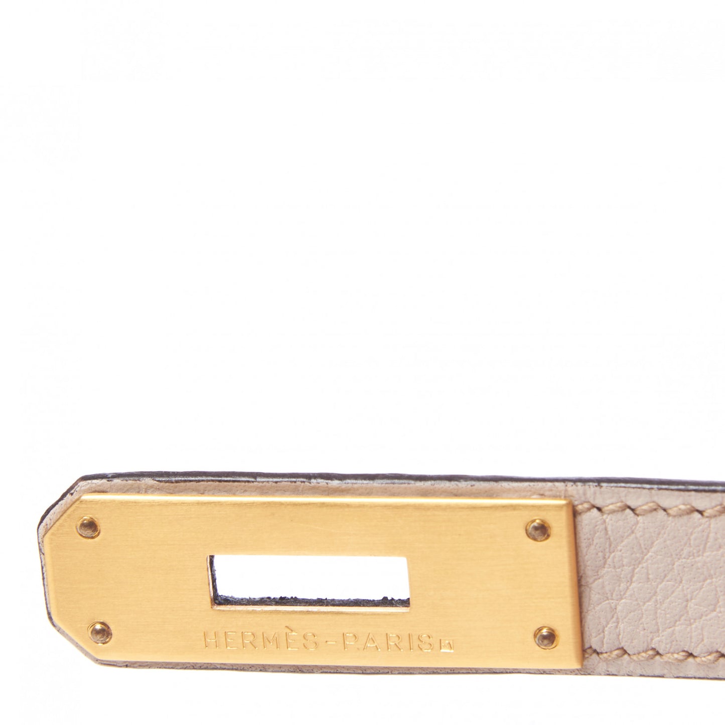 Taurillon Clemence Tri-Color Kelly Retourne 35 Tabac Camel Ebene Parchemin