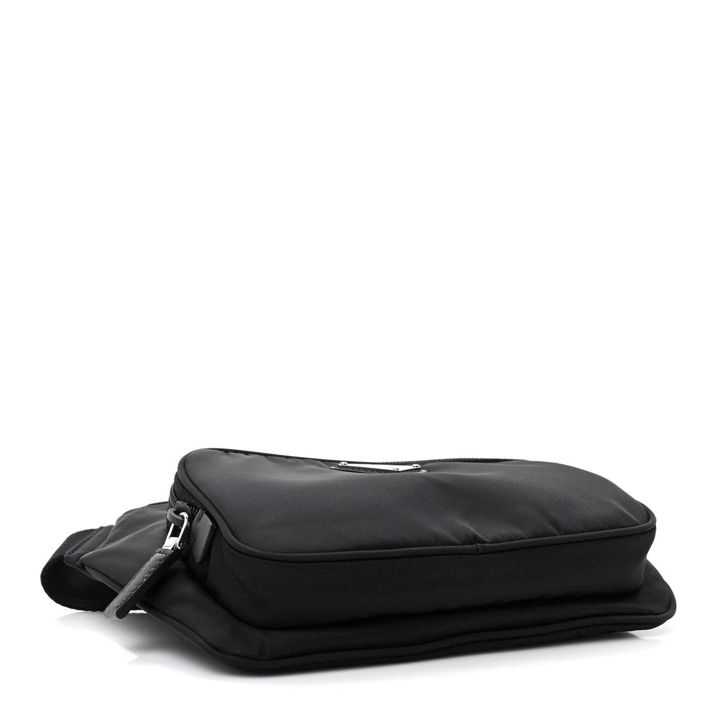 Re-Nylon Saffiano Belt Bag Black