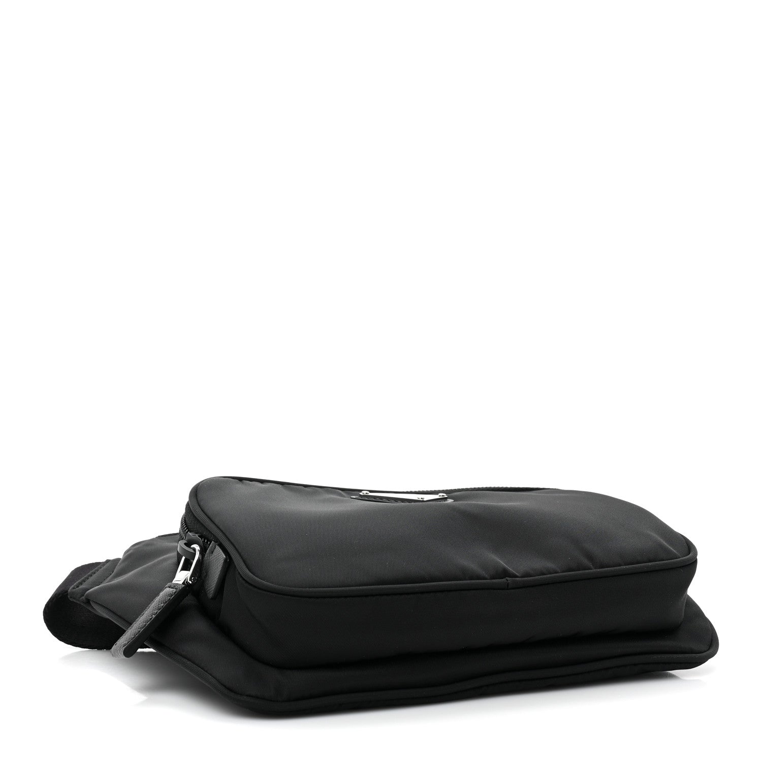 Prada Re-Nylon Saffiano Belt Bag Black 4 of 11