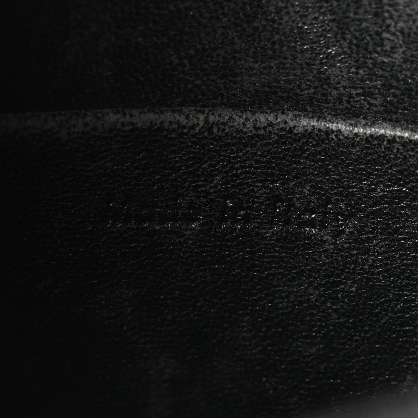 Grained Calfskin Small Trotteur Black