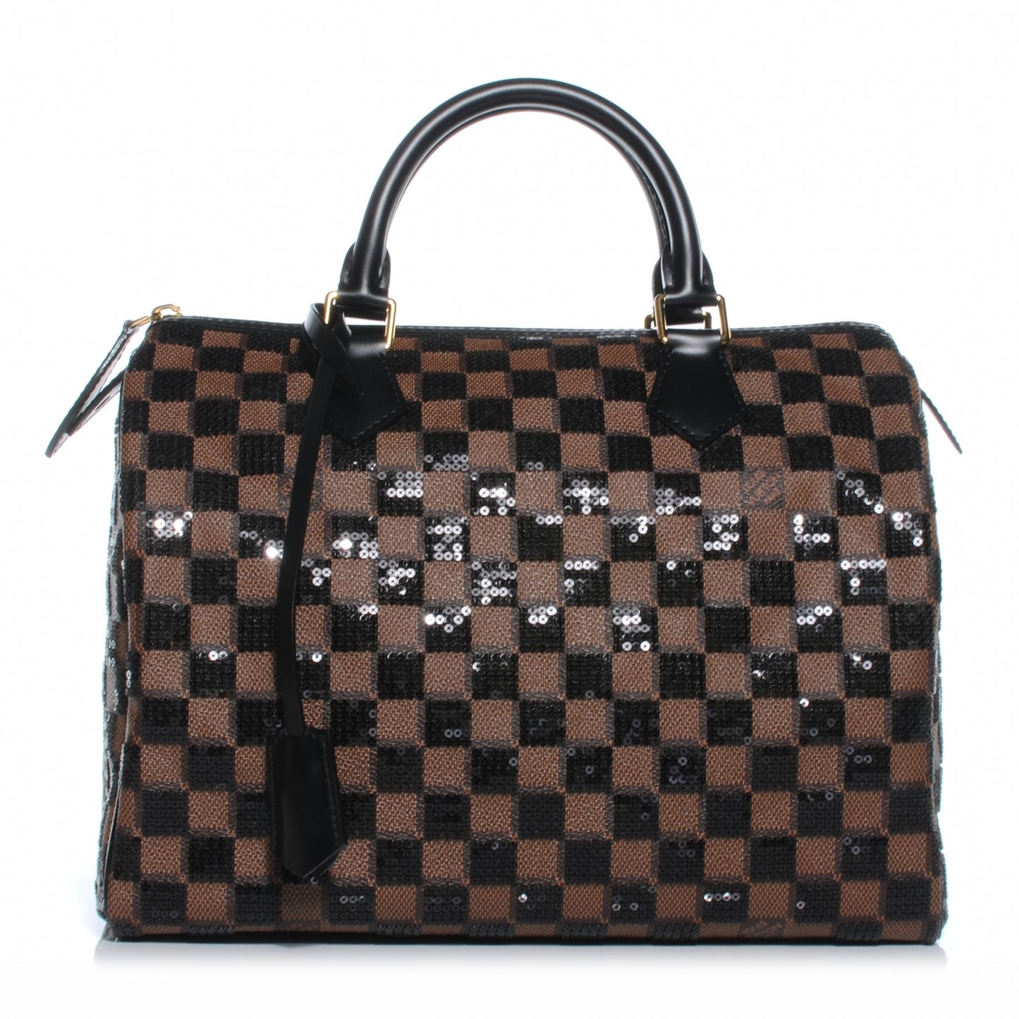 Damier Paillettes Speedy 30 Black