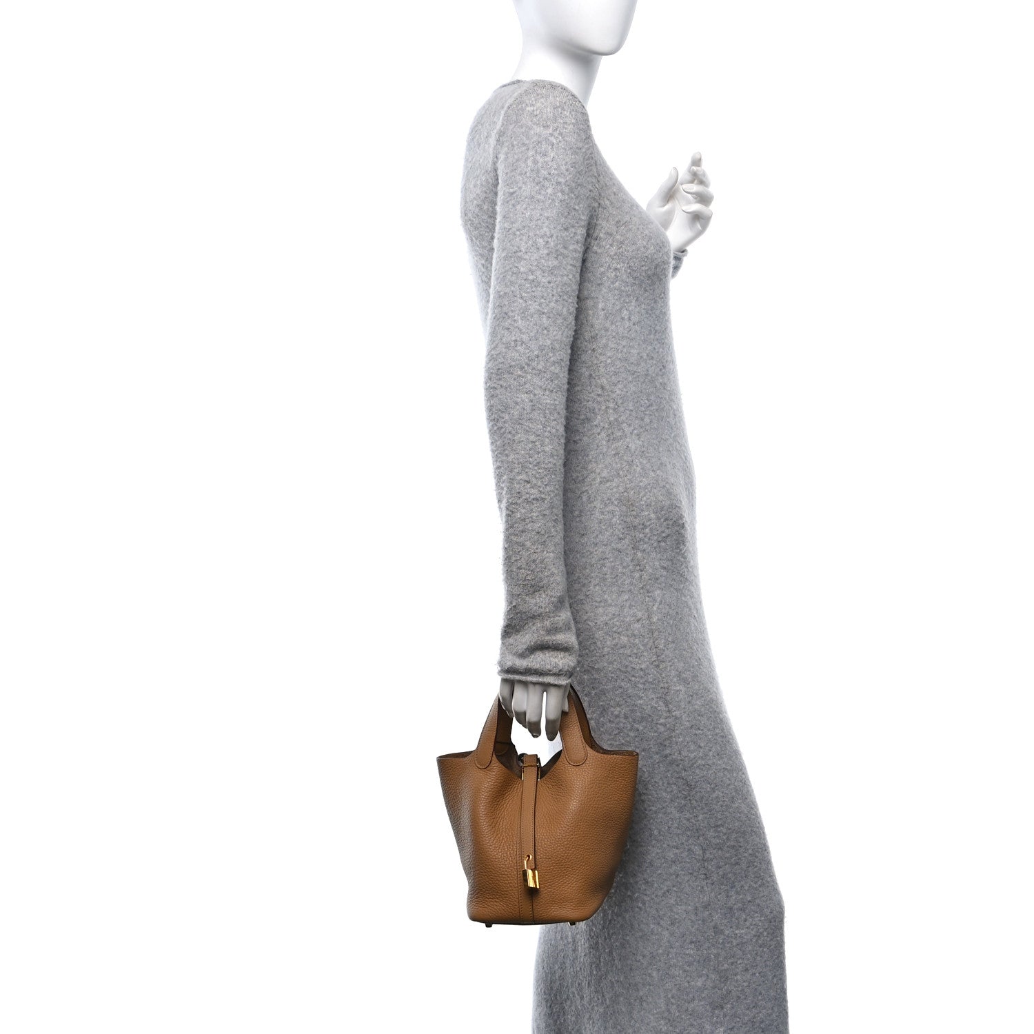 Hermes Taurillon Clemence Picotin Lock 18 PM Biscuit 3 of 10