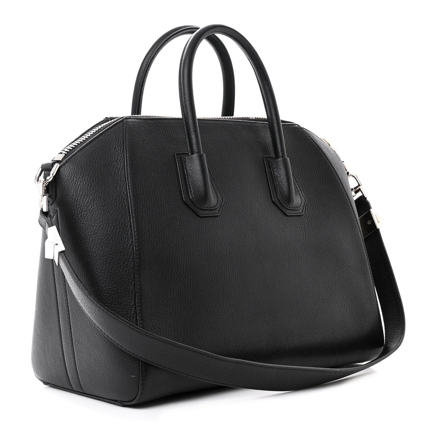 Sugar Goatskin Medium Antigona Black