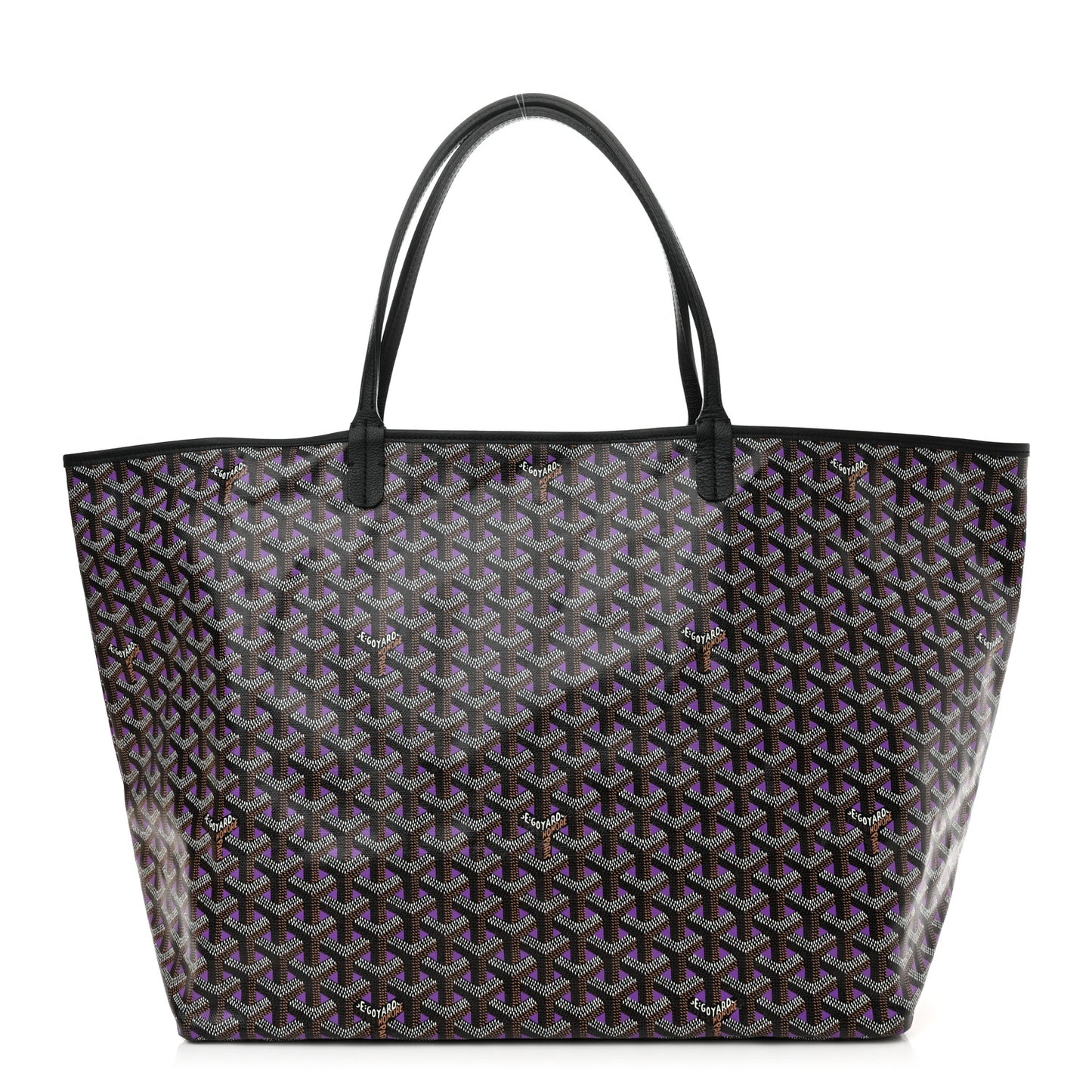Goyardine Saint Louis Claire Voie GM Black Purple