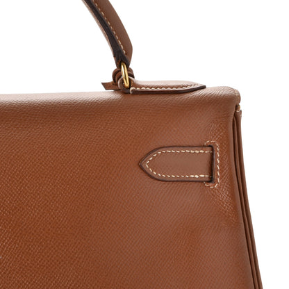 Hermes Courchevel Kelly Retourne 32 Gold 34 of 44