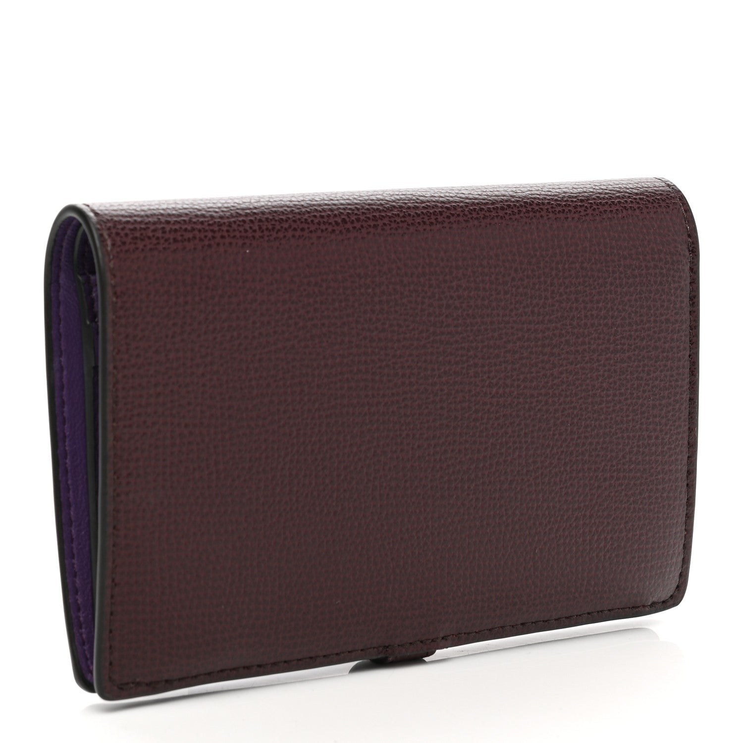 Mulberry Cross Grain Calfskin Tree Wallet Oxblood 3 of 8