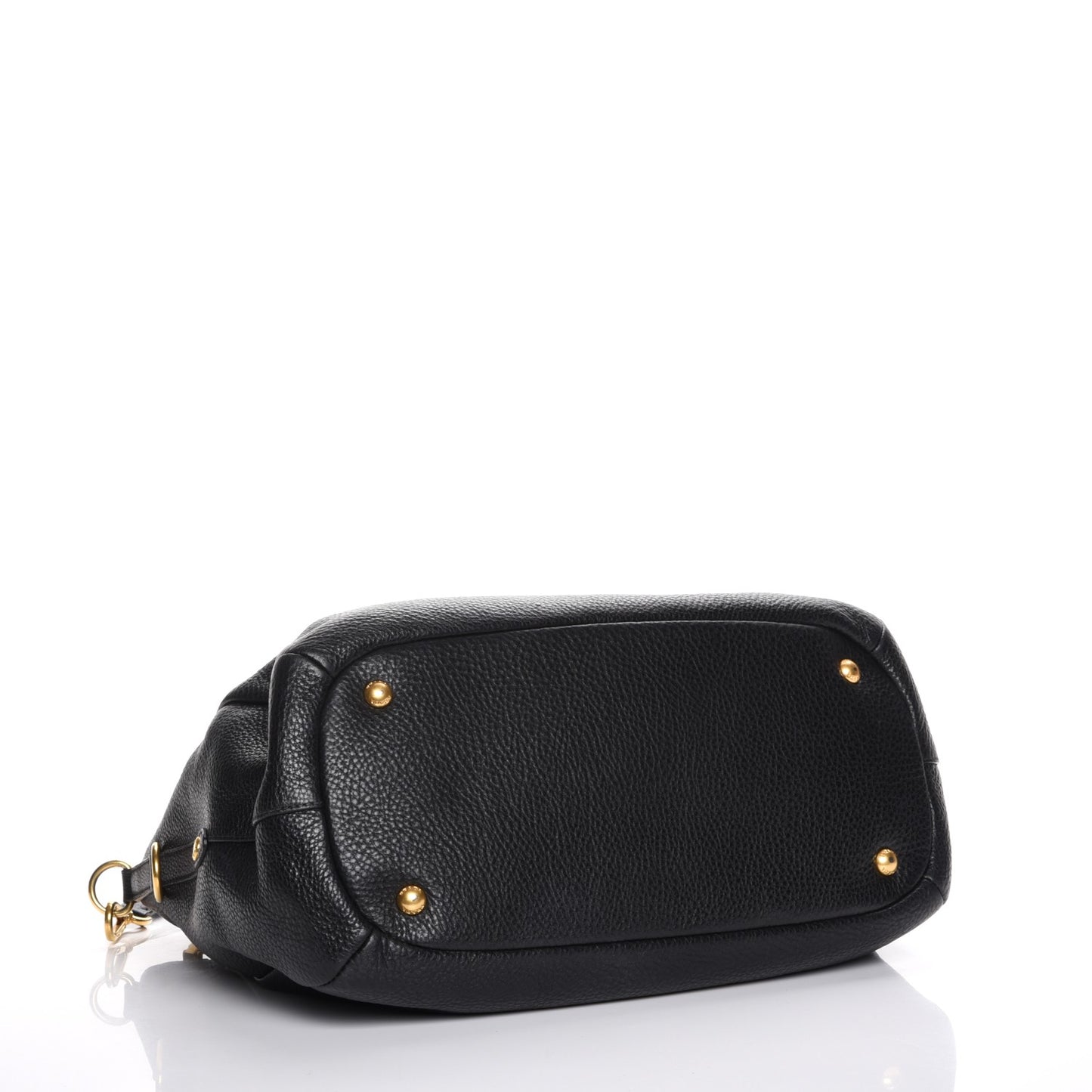 Vitello Daino Tote Nero Black