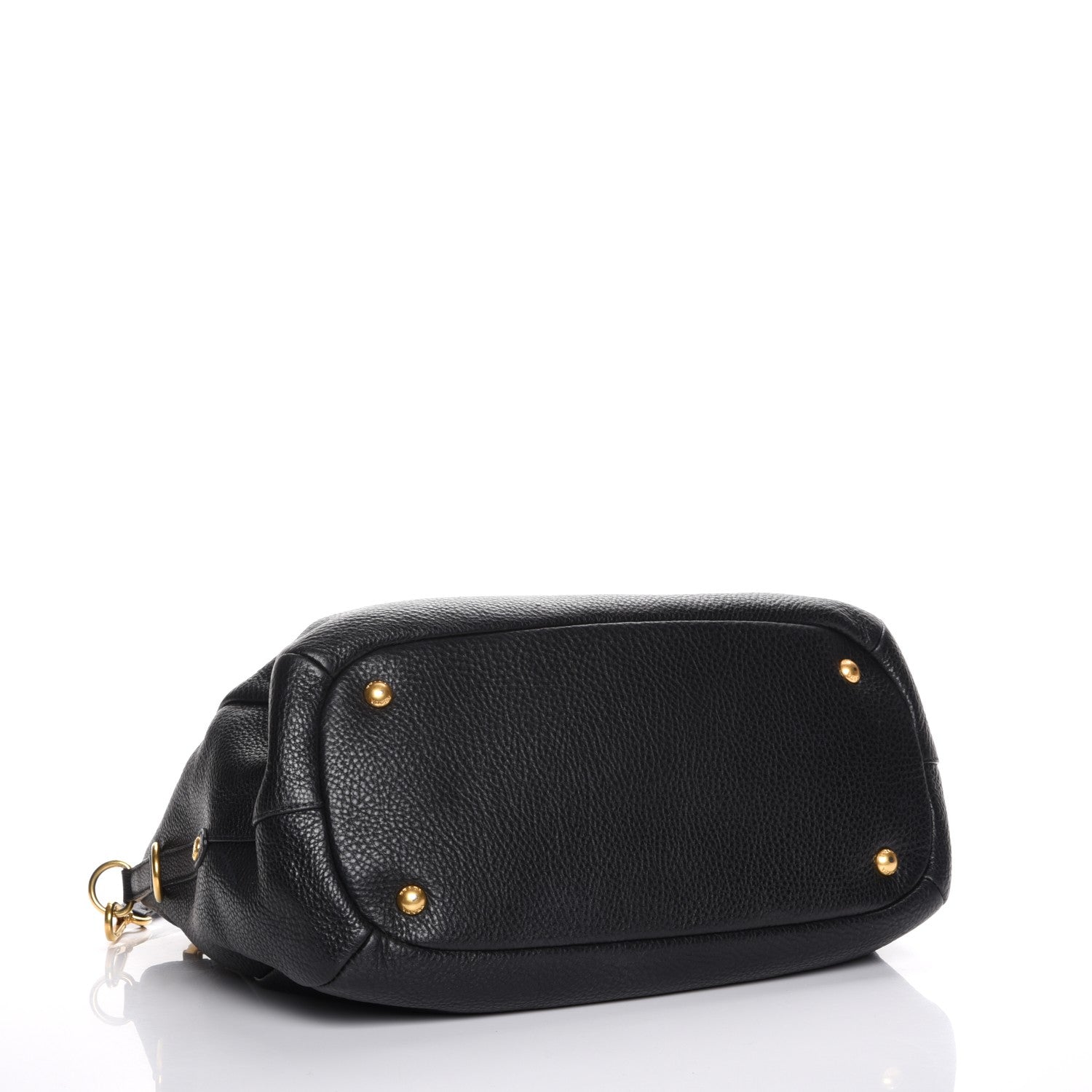 Prada Vitello Daino Tote Nero Black 5 of 8