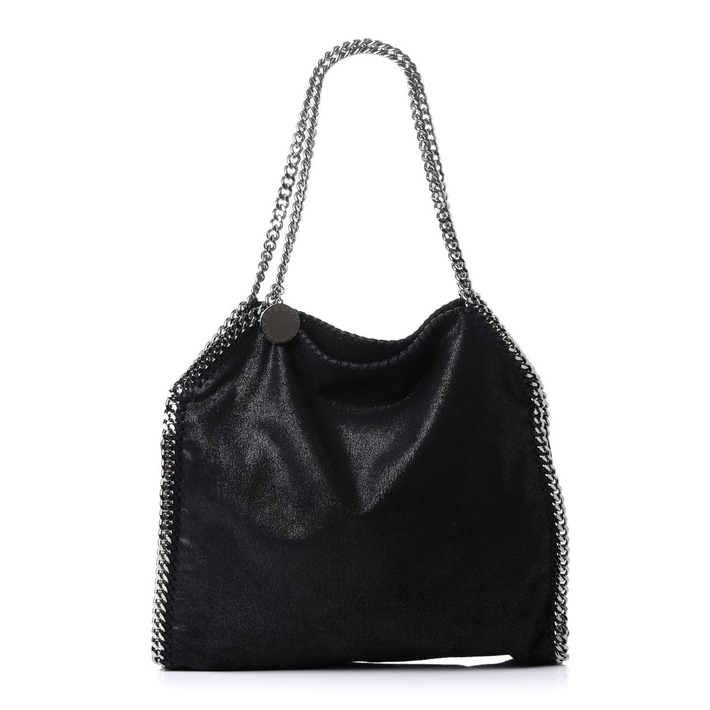 Shaggy Deer Small Falabella Tote Black