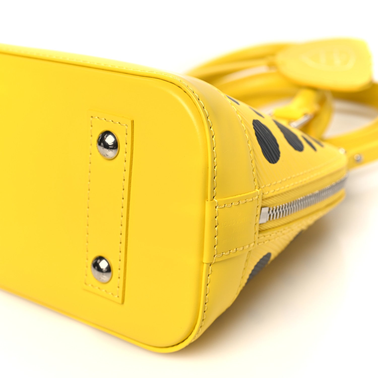 Louis Vuitton LV X YK Epi Alma BB Yellow Black 9 of 9