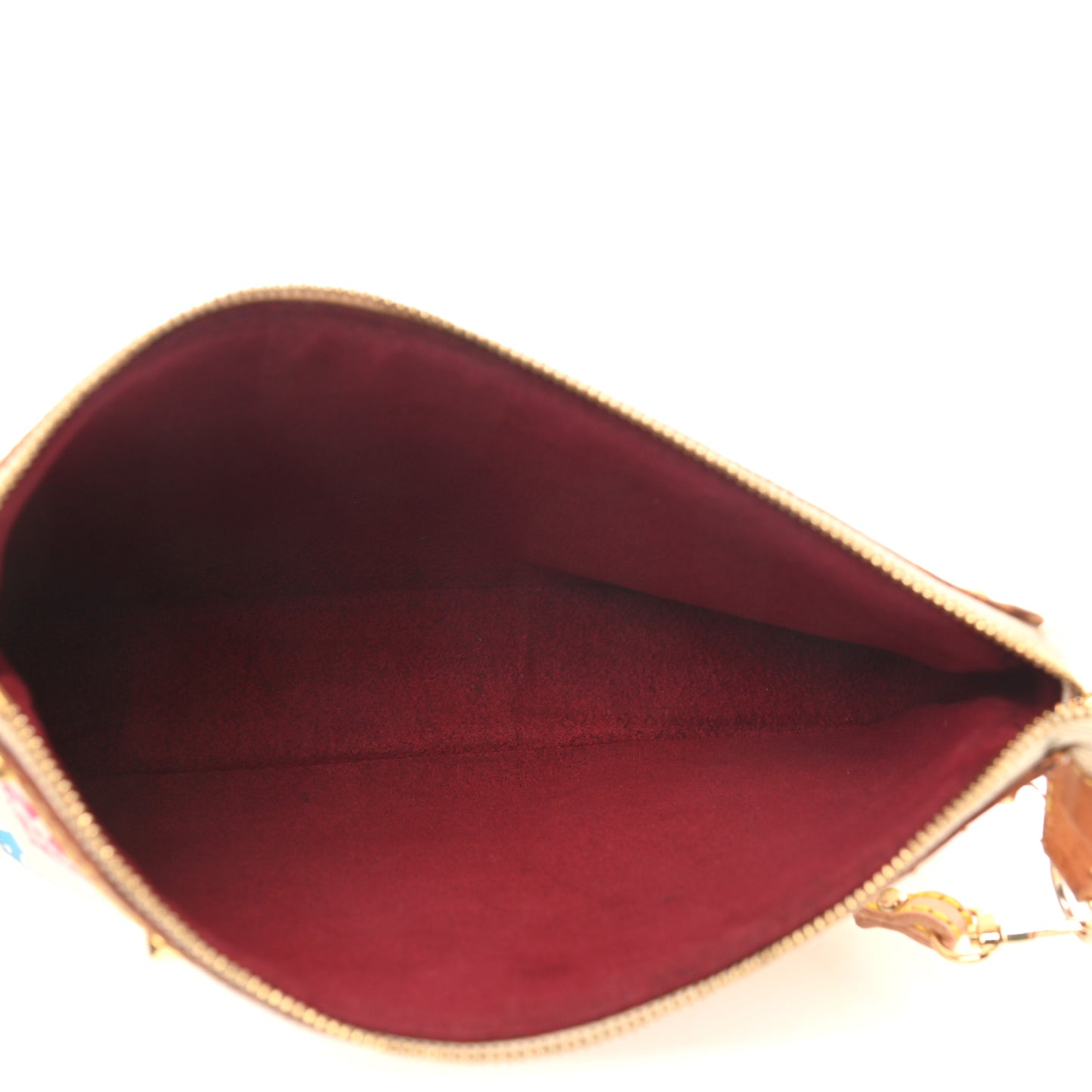 Monogram Multicolor Pochette Accessories White