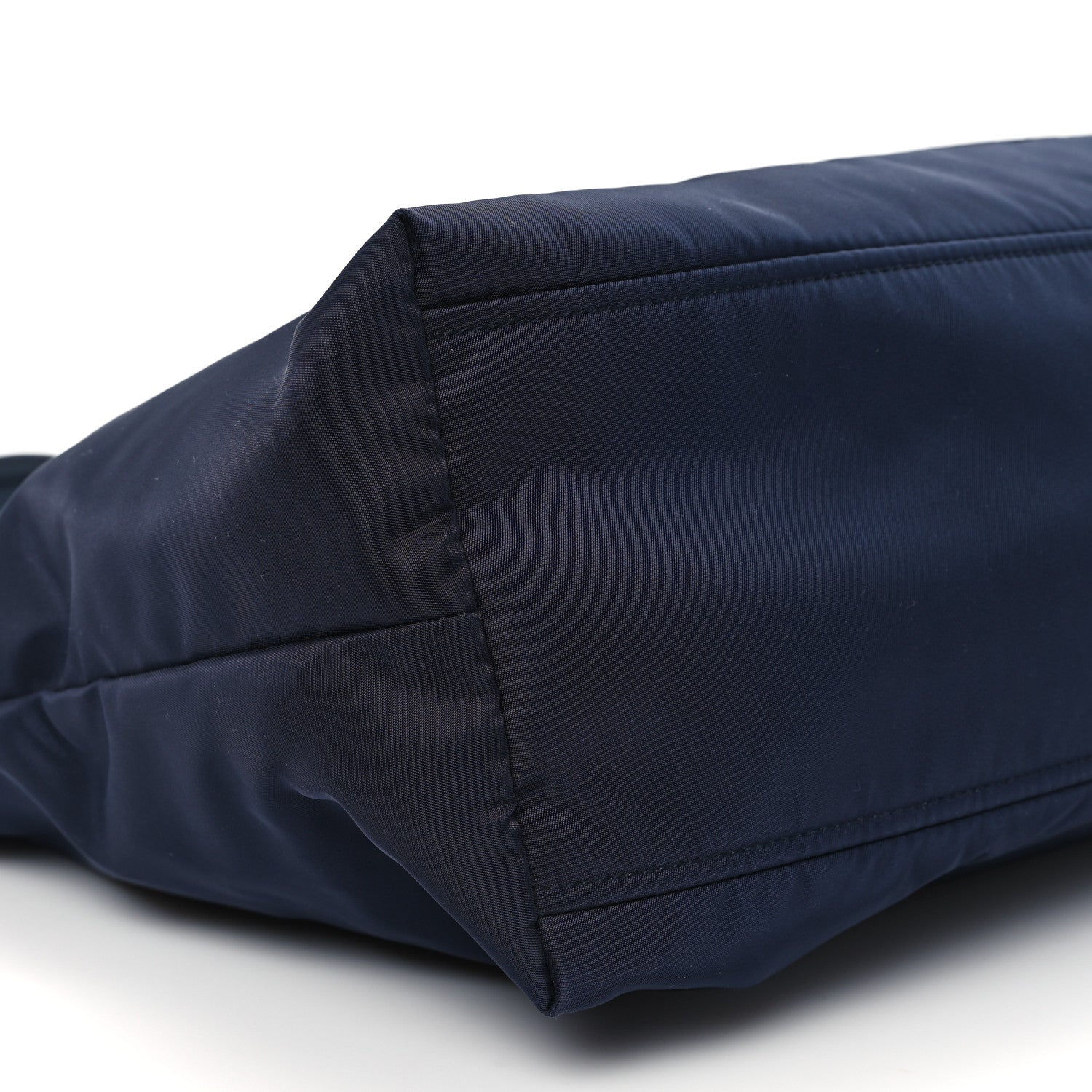 Prada Tessuto Nylon Saffiano Vela Tote Bleu 8 of 10