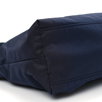 Prada Tessuto Nylon Saffiano Vela Tote Bleu 8 of 10