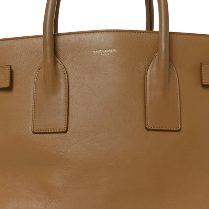 Saint Laurent Calfskin Large Sac de Jour Carryall Natural 8 of 10