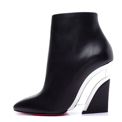 Christian Louboutin Calfskin Levitibootie 100 Booties 39.5 Black 1 of 12