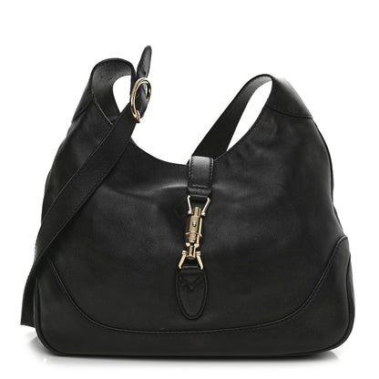 Gucci Calfskin Medium New Jackie Shoulder Bag Black 1 of 15