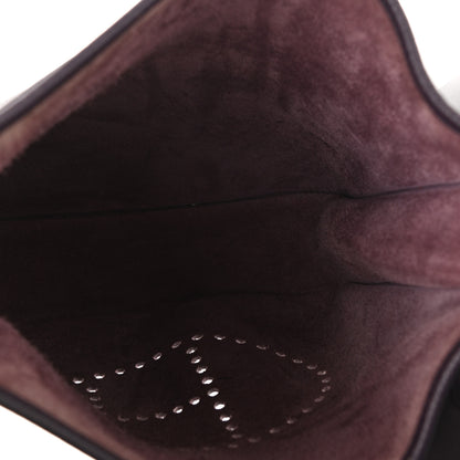Hermes Taurillon Clemence Evelyne III GM Raisin 5 of 16