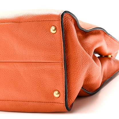 Prada Vitello Daino Shopping Tote Rame 9 of 9