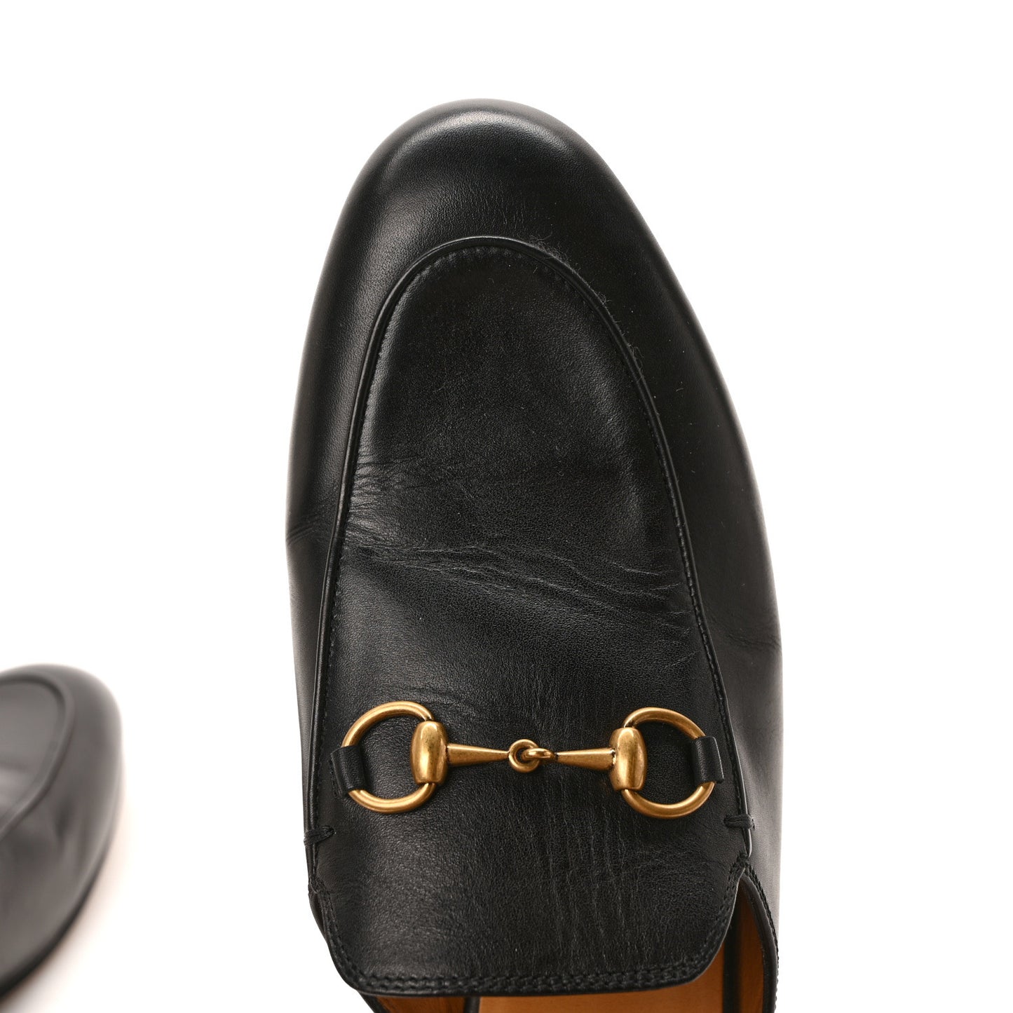 Calfskin Womens Princetown Slippers 37.5 Black