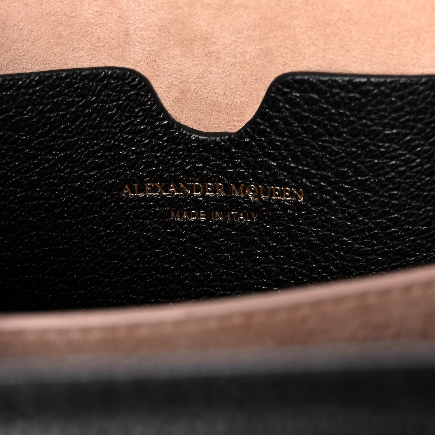 Silky Amish Grained Goatskin Box Shoulder Bag 16 Black