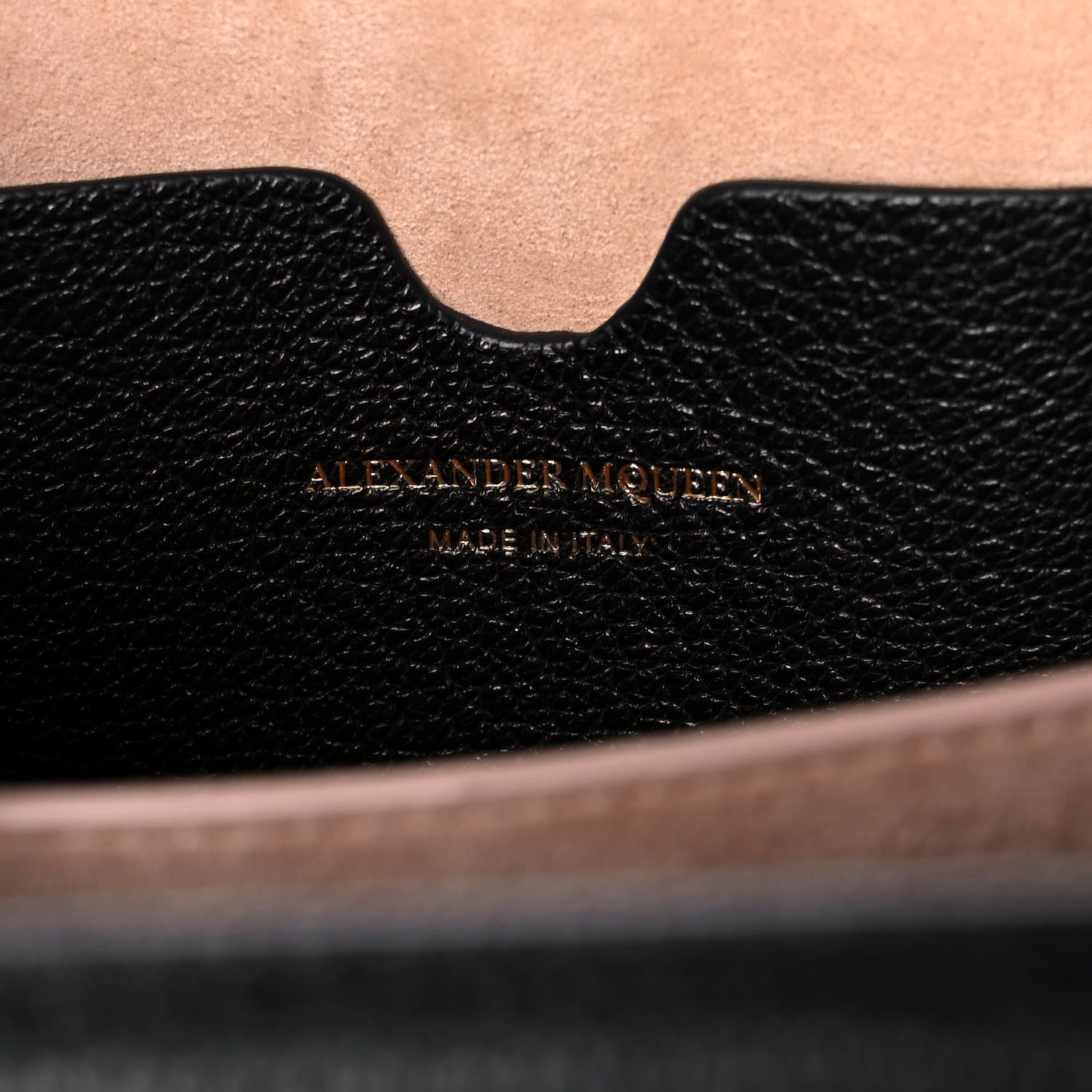 Alexander McQueen Silky Amish Grained Goatskin Box Shoulder Bag 16 Black 6 of 13