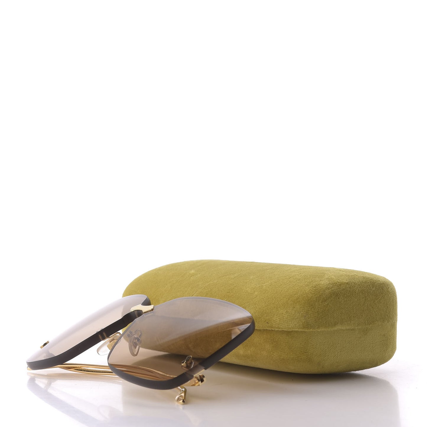 Rimless Sunglasses GG0352S Gold