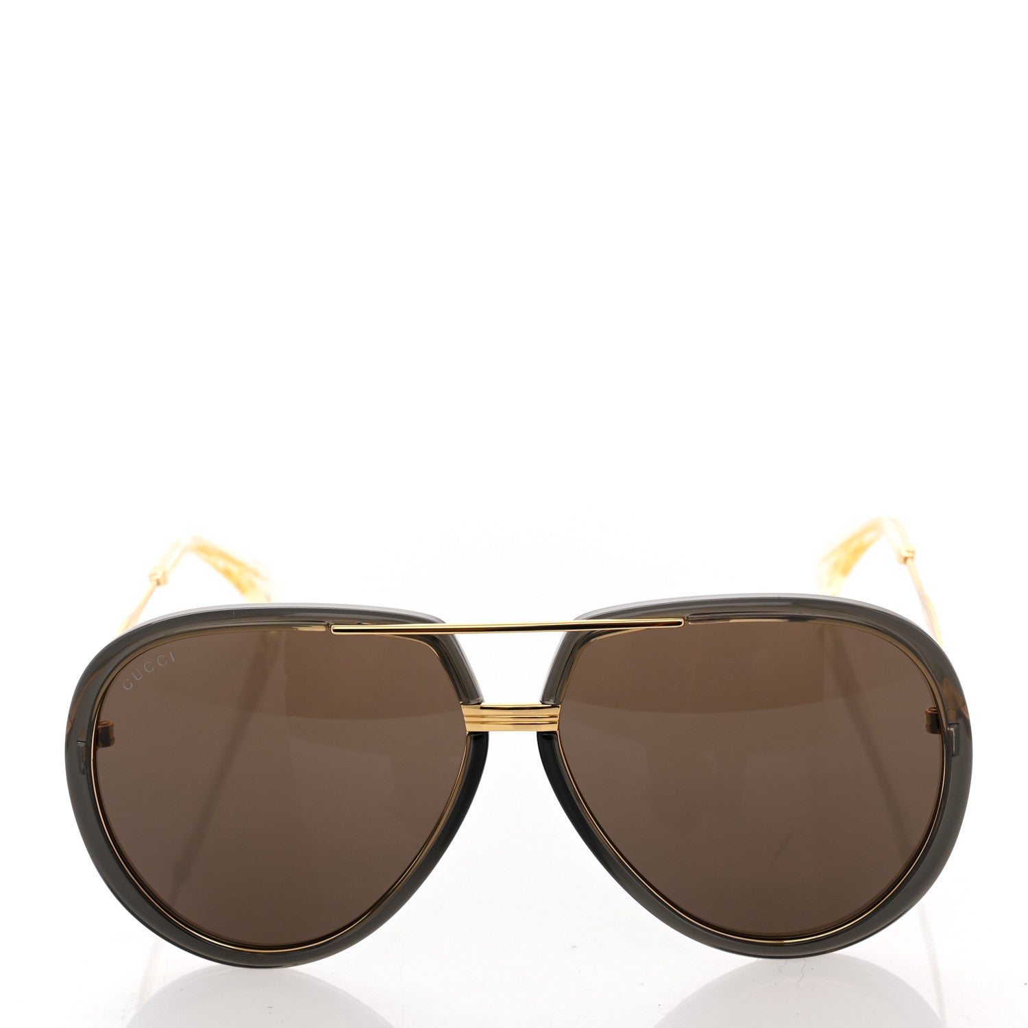 Gucci Aviator Sunglasses GG0904S Gold 2 of 8