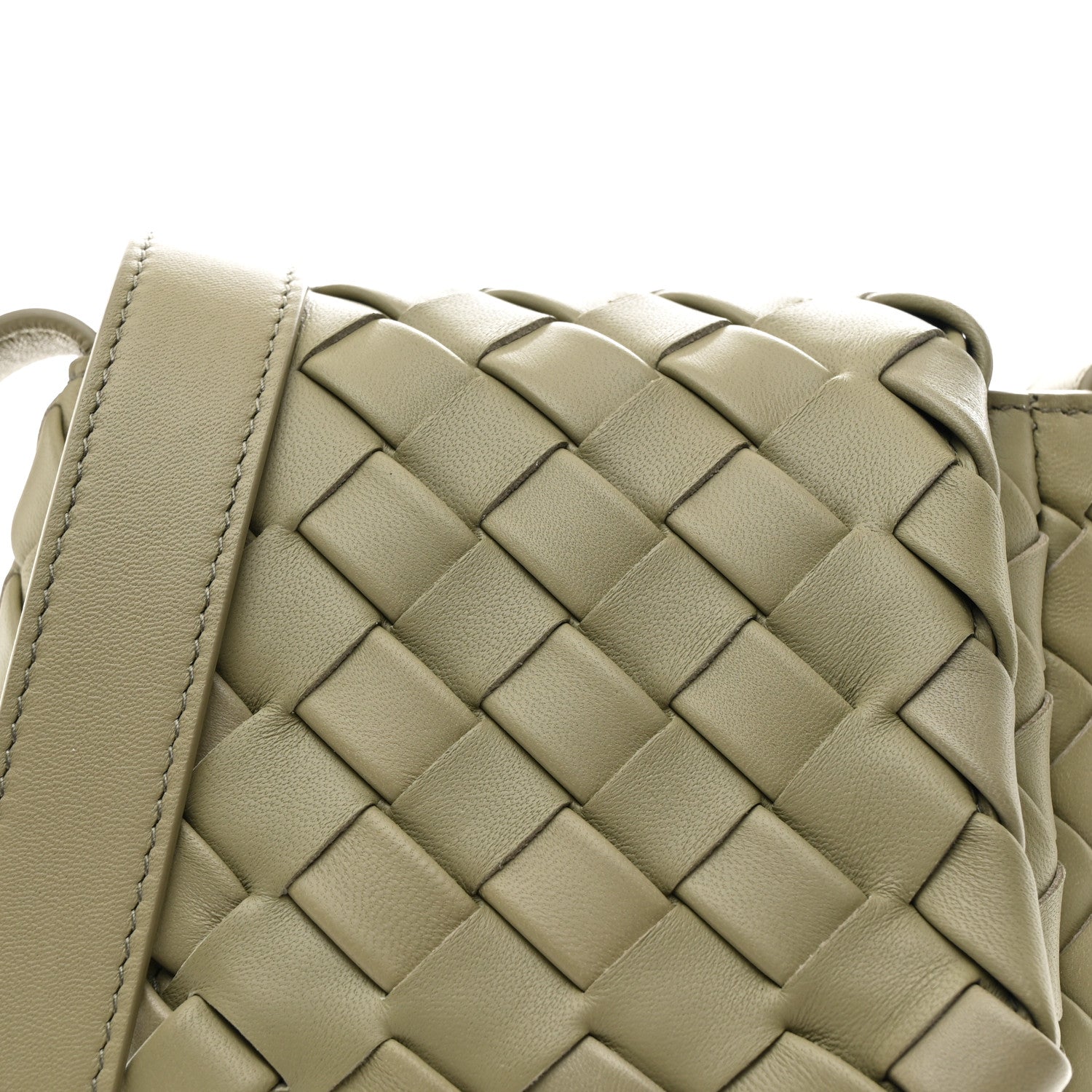 Bottega Veneta Nappa Intrecciato Mini Vertical Cobble Shoulder Bag Travertine 8 of 11