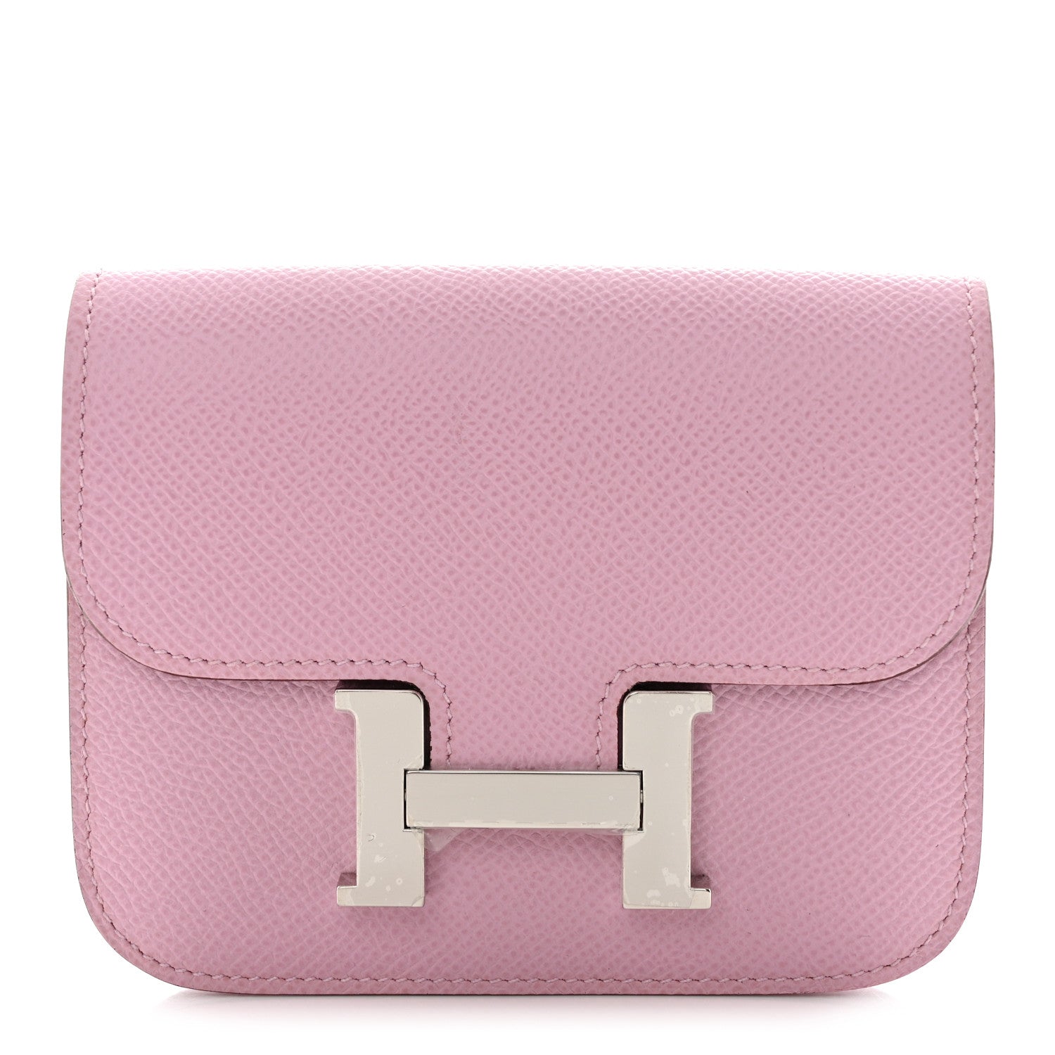Hermes Epsom Constance Slim Wallet Mauve Sylvestre 1 of 10