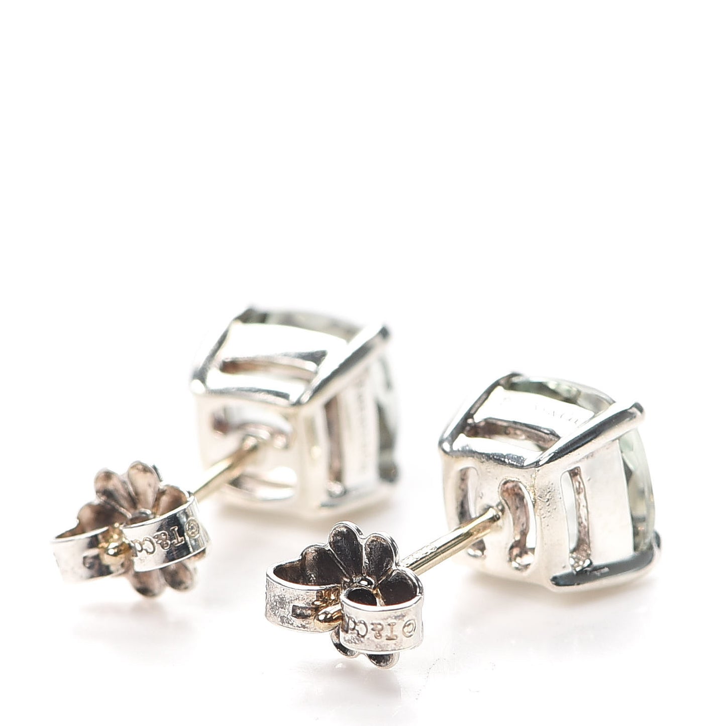 Sterling Silver Prasiolite Sparklers Earrings