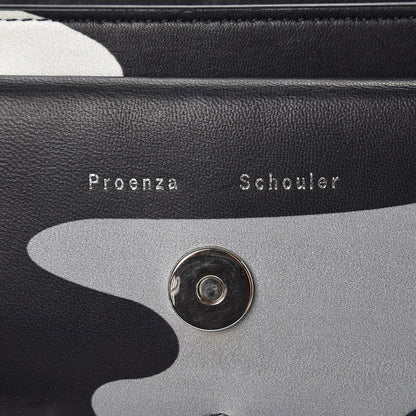 Proenza Schouler Calfskin Camouflage Print PS11 Classic Shoulder Bag Black 7 of 12