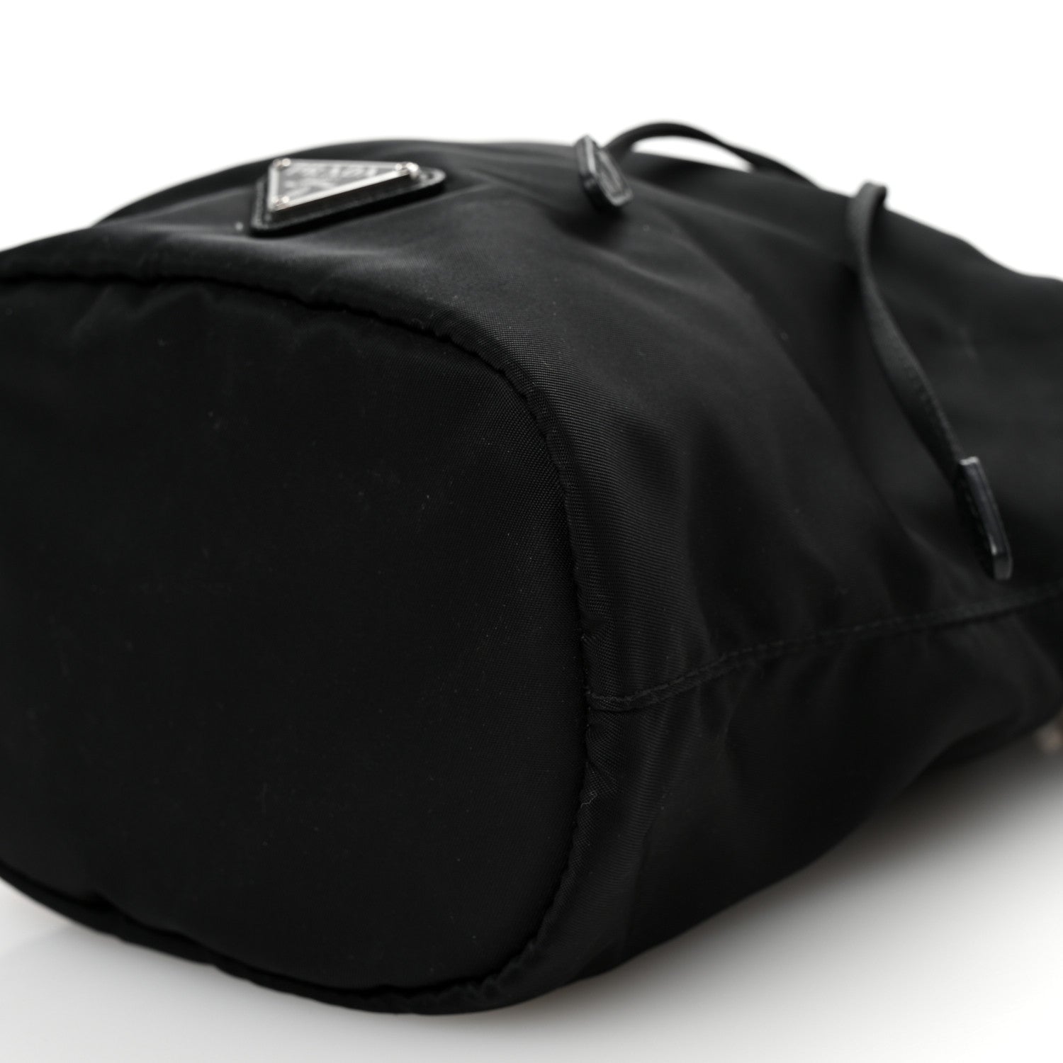 Prada Re-Nylon Saffiano Bucket Wristlet Black 9 of 9