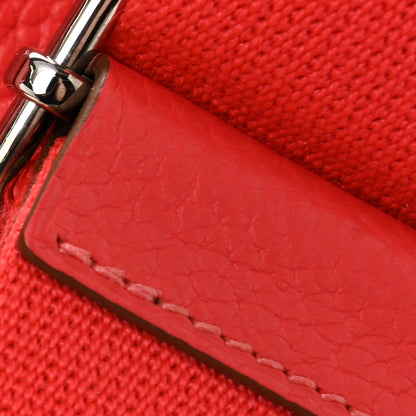 Hermes Taurillon Clemence Evelyne III PM Rose Jaipur 12 of 14