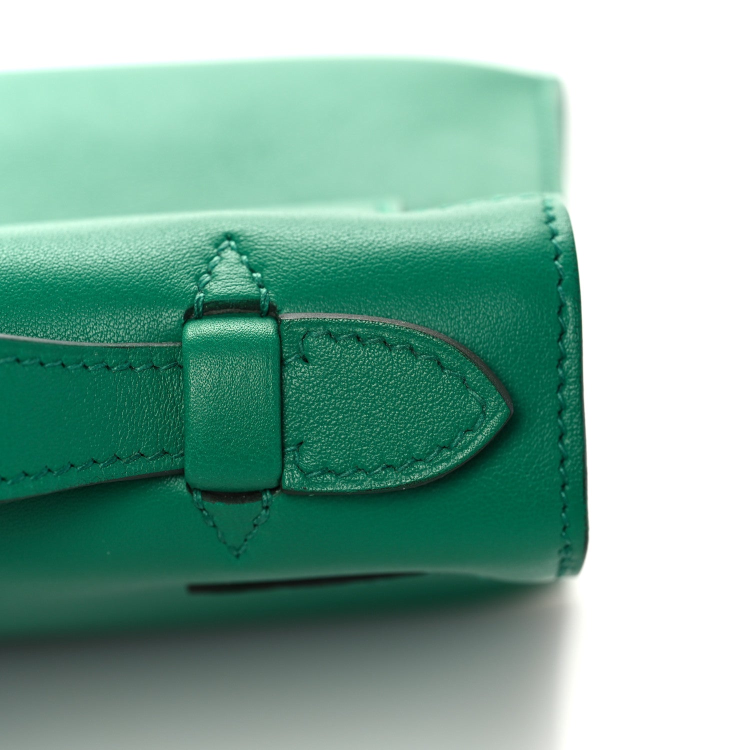 Hermes Swift Kelly Pochette Clutch Vert Vertigo 10 of 28