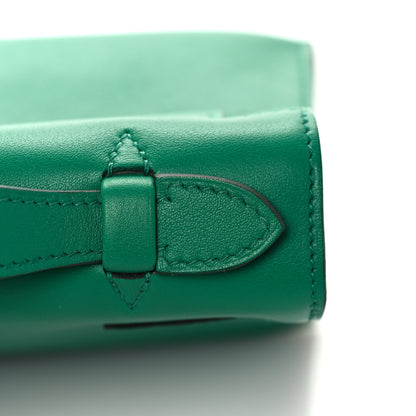 Hermes Swift Kelly Pochette Clutch Vert Vertigo 10 of 28