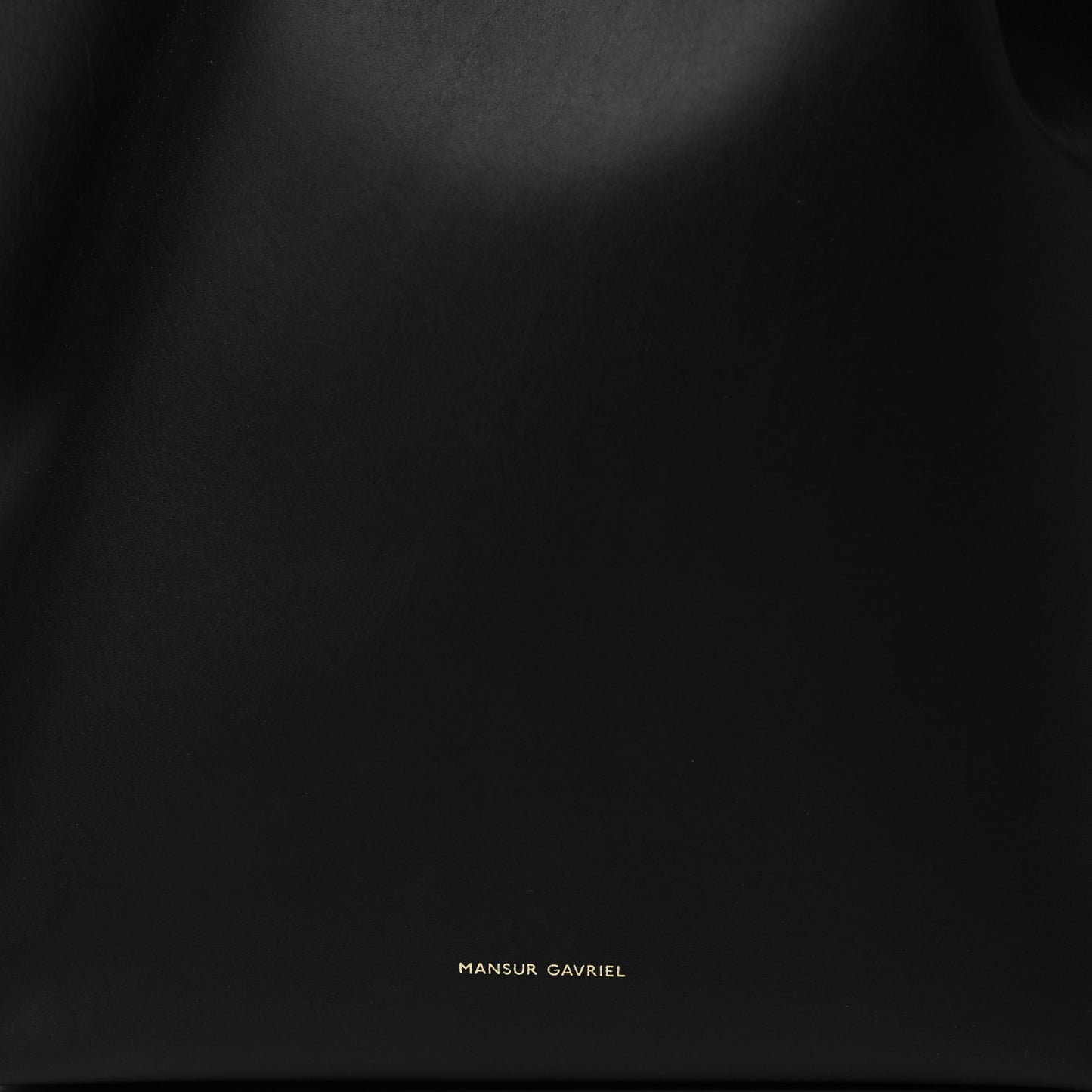 Calfskin Mini Bucket Bag Black Flamma