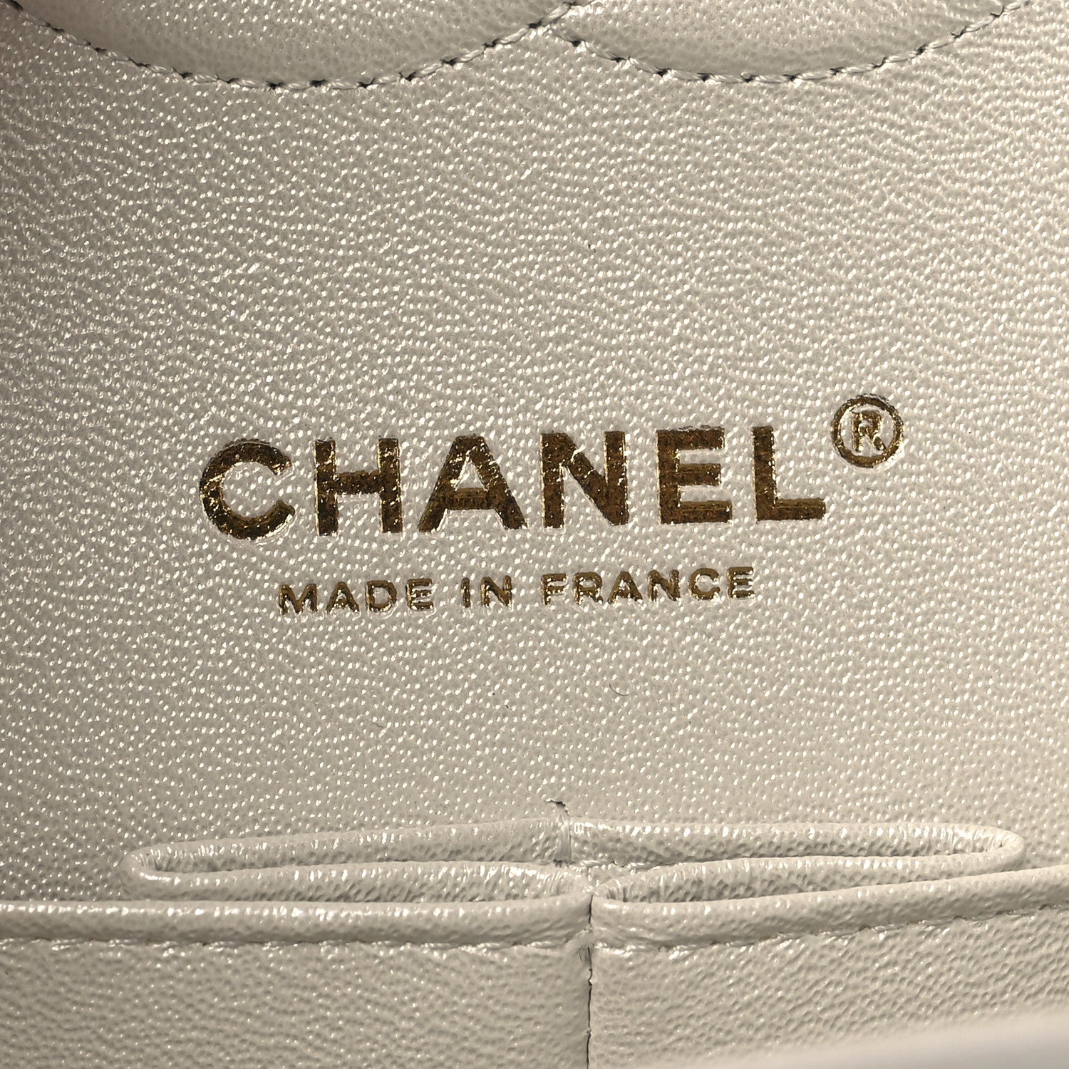 Chanel Iridescent Calfskin Quilted Medium Double Flap White 6 of 11