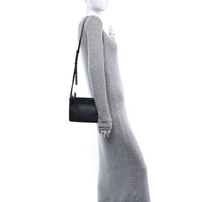 Celine Lambskin Small Trio Crossbody Bag Black 2 of 12