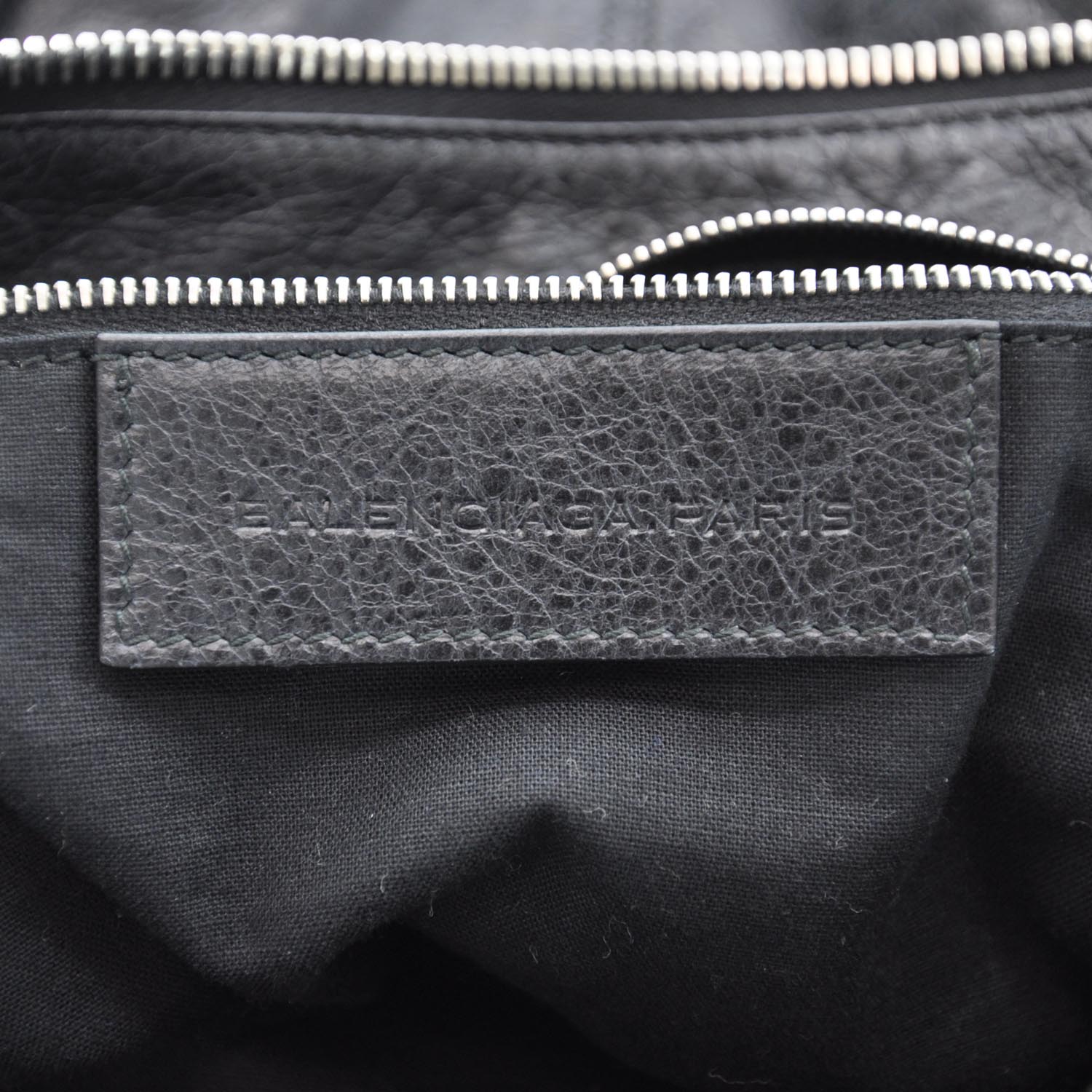 Balenciaga Agneau Giant Weekender Black 9 of 10
