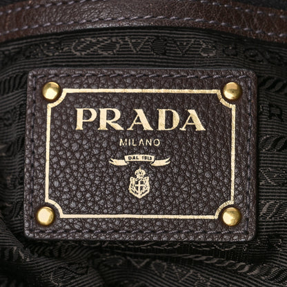 Prada Vitello Daino Tote Caffe 6 of 8